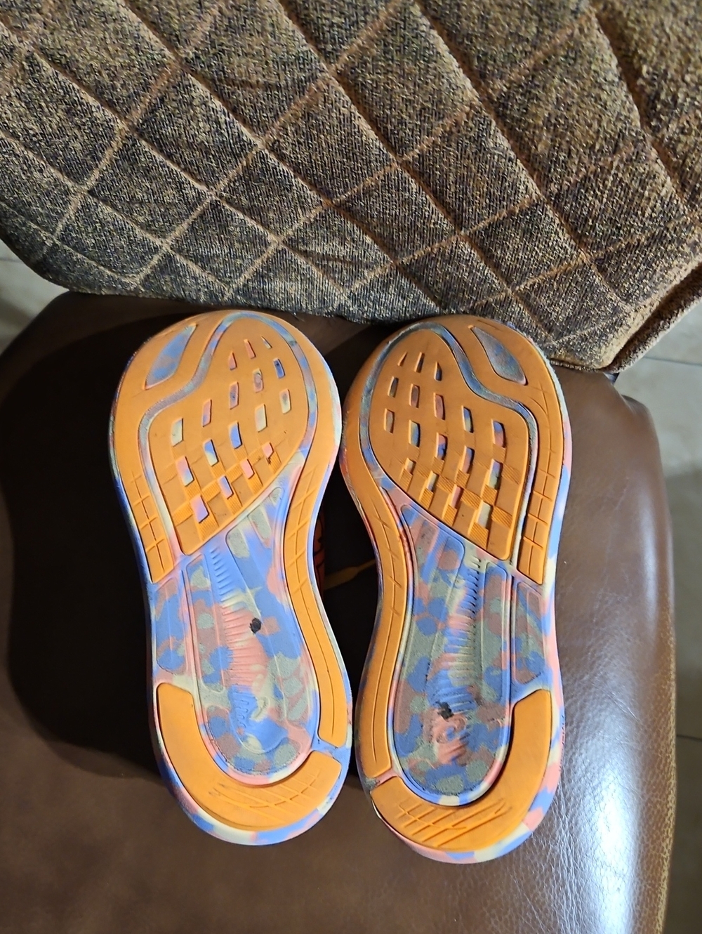 Asics Noosa Tri 14 Tropical Orange Pop Lace Up Sneakers Running Shoes Palm Tree - Picture 6 of 8